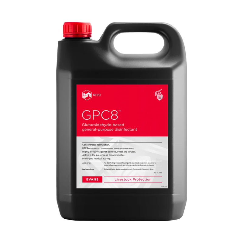 DISINFECTANT GPC8 5lt Treats Parvovirus