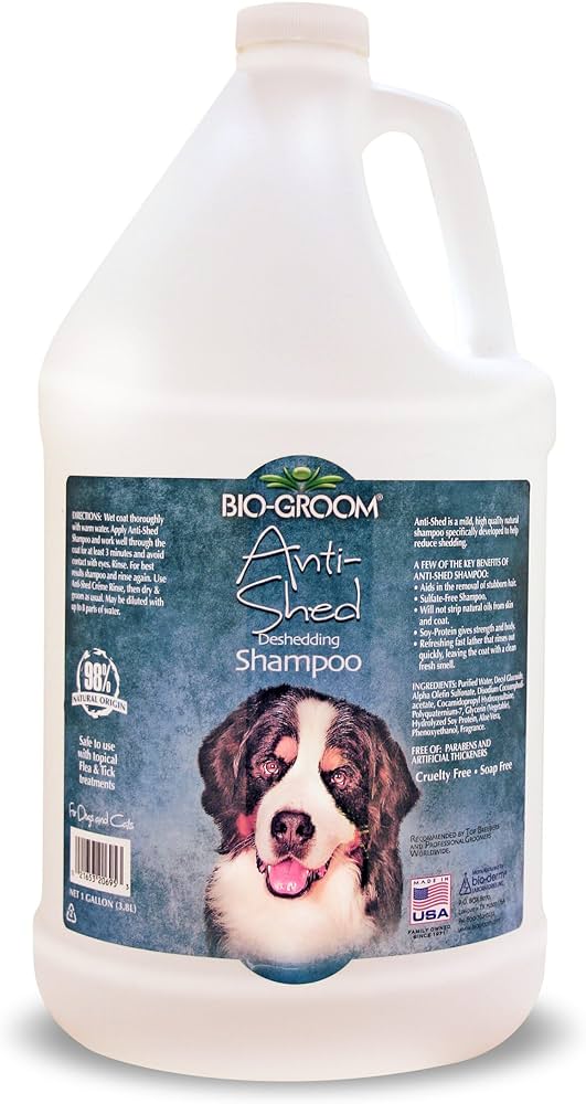 Dog shampoo that helps with shedding hotsell