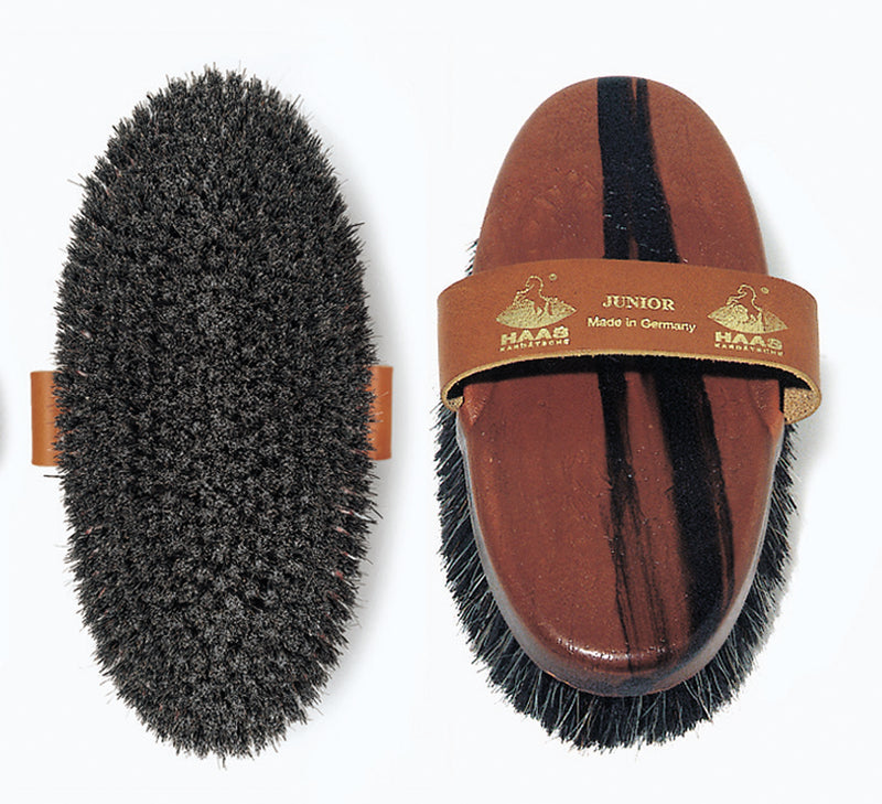 Body Brush Junior Natural Bristle & Strap Deluxe